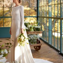 NAIMA Wedding Dress Aire Barcelona Collection 2024| Paris Boutique