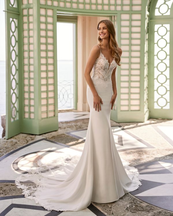 SETIEN Wedding Dress Aire Barcelona Collection 2025| Paris Boutique