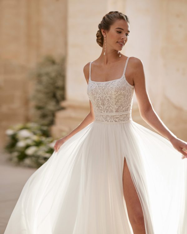 HELIA Wedding Dress Alma Novias collection 2025 Paris